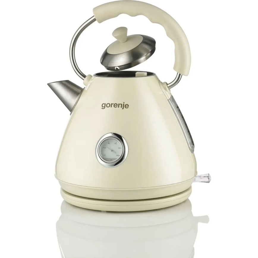 GORENJE K17CLI - 1,7 l elektromos vízforraló, 2200 W / 230 V, bézs