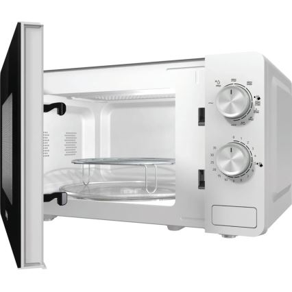 GORENJE MO20E2W - Mikrohullámú sütő grillel, 800 W/230 V, 20 l, fehér