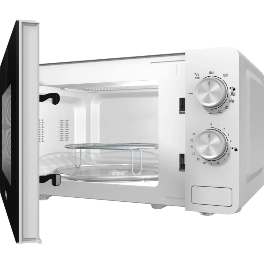 GORENJE MO20E2W - Mikrohullámú sütő grillel, 800 W/230 V, 20 l, fehér