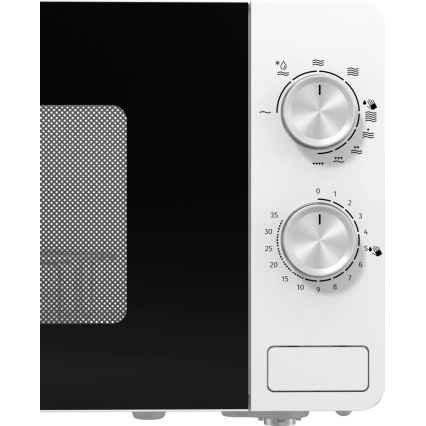 GORENJE MO20E2W - Mikrohullámú sütő grillel, 800 W/230 V, 20 l, fehér