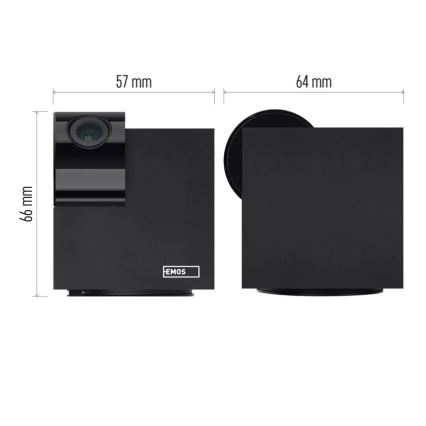 Okos, belső forgatható kamera mozgásérzékelővel GoSmart 5V Wi-Fi Tuya