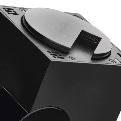 Okos, belső forgatható kamera mozgásérzékelővel GoSmart 5V Wi-Fi Tuya fekete