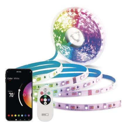 LED RGB+CCT Dimmeres szalag GOSMART LED/11W/230V 2 m 2700-6500K IP44 Wi-Fi + távirányító