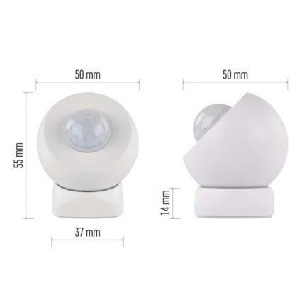 GOSMART mozgásérzékelő 1xCR123A
