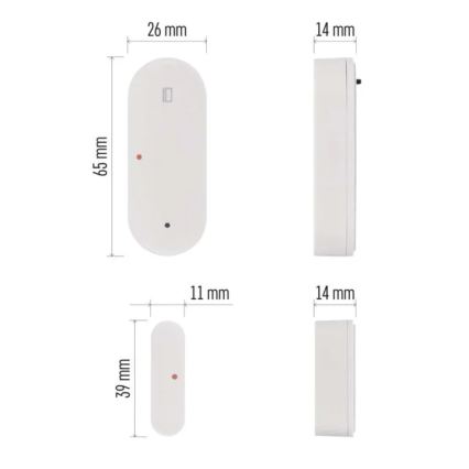 GoSmart okos ajtóérzékelő 1xCR2032