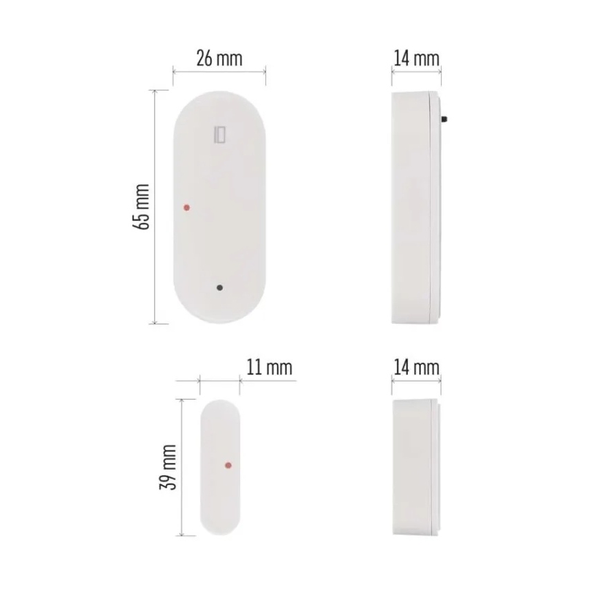 GoSmart okos ajtóérzékelő 1xCR2032