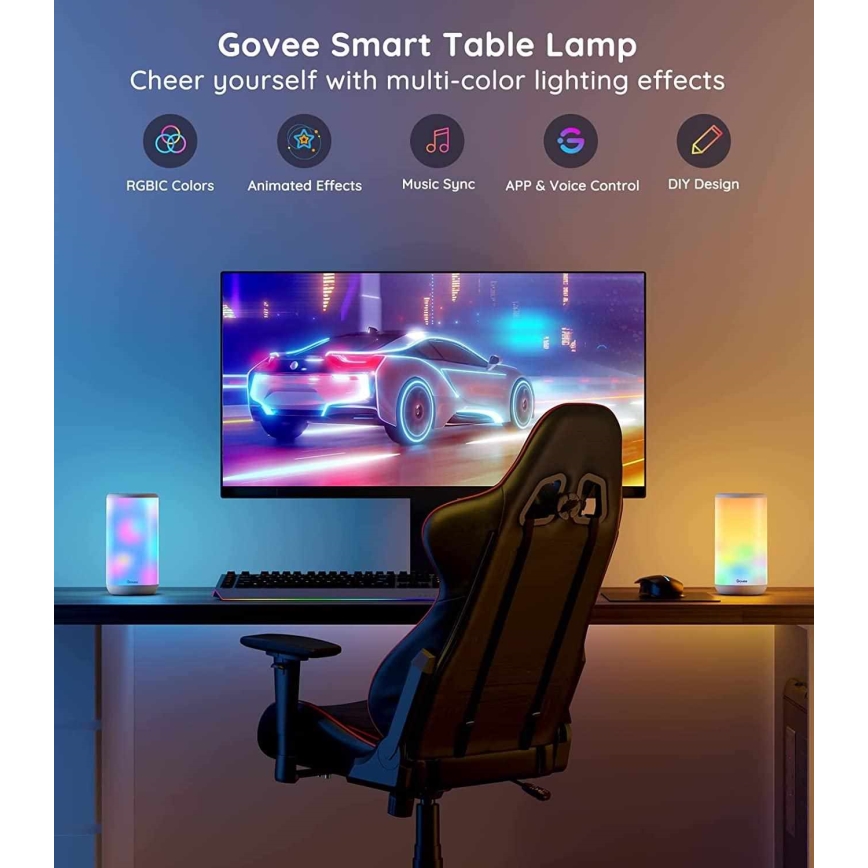Govee - Aura SMART RGBIC Asztali lámpa Wi-Fi