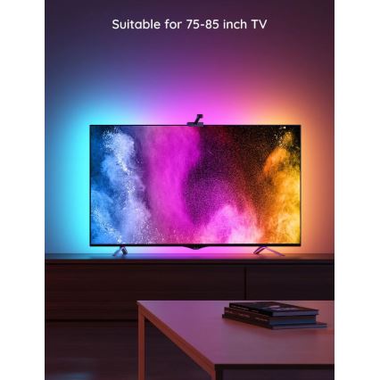 Govee - DreamView TV 75-85 SMART LED háttérvilágítás RGBIC Wi-Fi + távirányítás