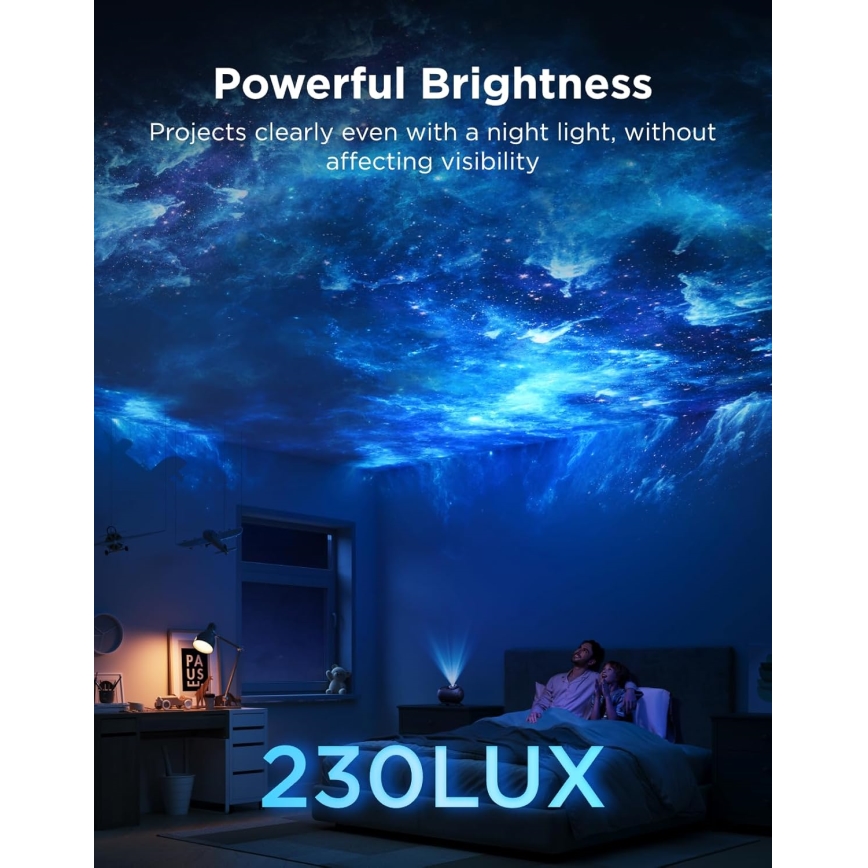 Govee - Galaxy Light Projector 2 Pro Matter Wi‑Fi hangszóróval