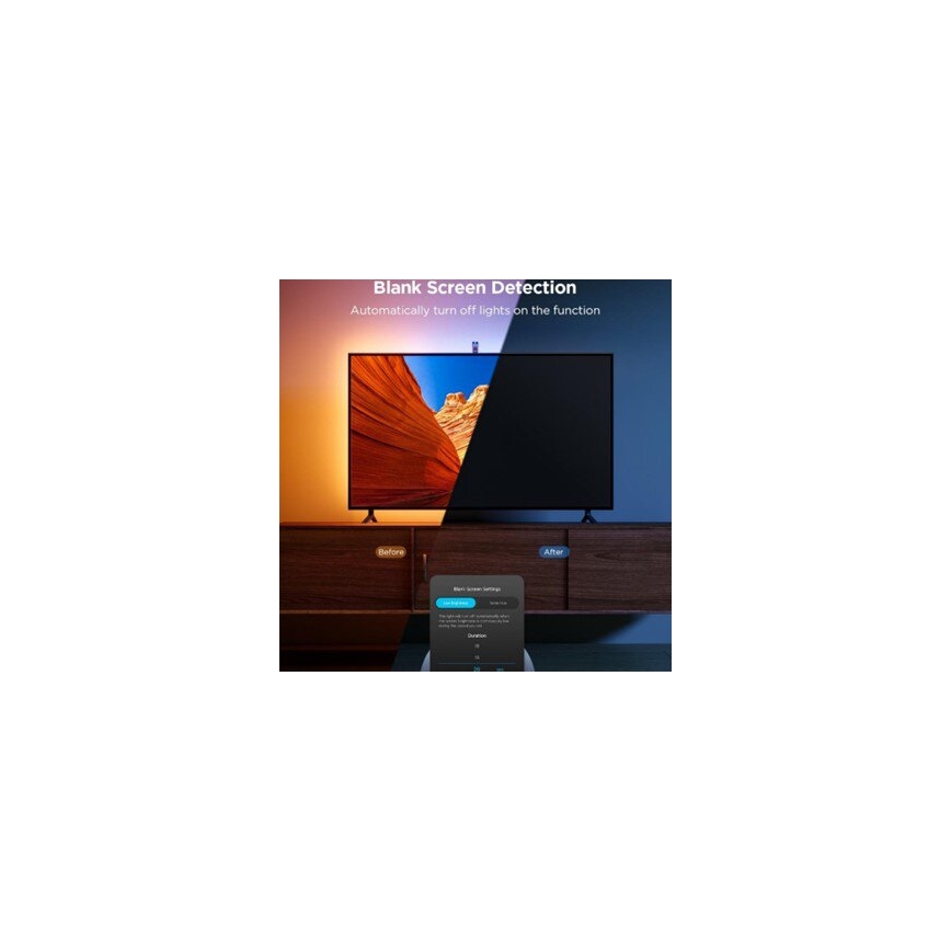 Govee - KÉSZLET 2x Backlight TV 55-65 SMART LED háttérvilágítás RGBICW Wi-Fi