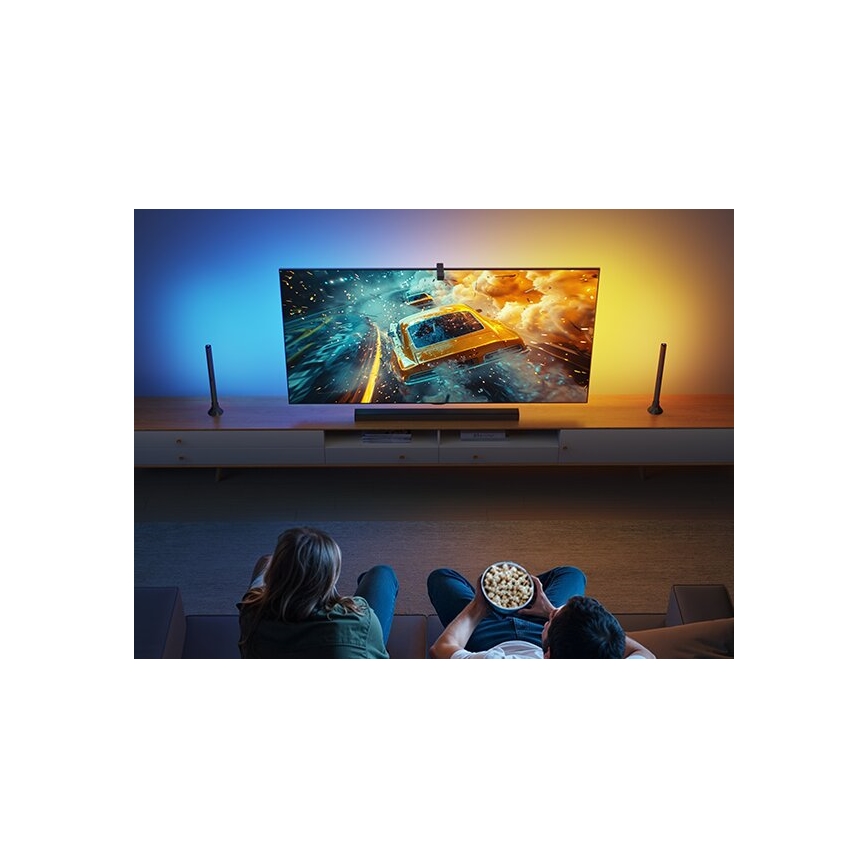 Govee - KÉSZLET 2x Backlight TV 55-65 SMART LED háttérvilágítás RGBICW Wi-Fi
