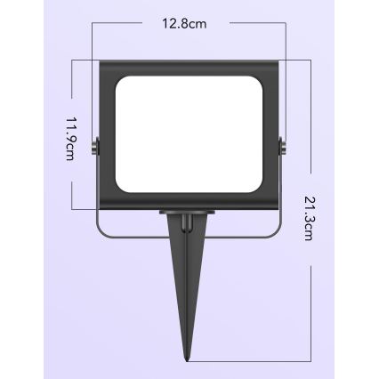 Govee - KÉSZLET 4x Reflektorok kültéri SMART LED fények Wi-Fi IP66