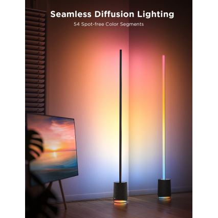 Govee - LED Dimmelhető állólámpa hangszóróval Pro RGBICWW 2200-6500K Wi-Fi + távirányítás