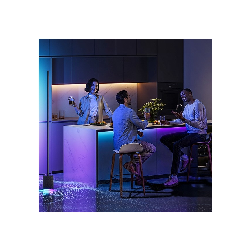 Govee - LED Dimmelhető állólámpa hangszóróval Pro RGBICWW 2200-6500K Wi-Fi + távirányítás