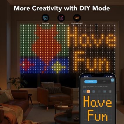 Govee - LED RGB Dimmelhető kültér dekoratív lánc LED/15W/230V IP65 Wi-Fi