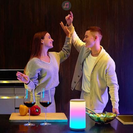 Govee - LED RGBIC Dimmelhető asztali lámpa AURA 2 2200-6500K Wi-Fi Matter