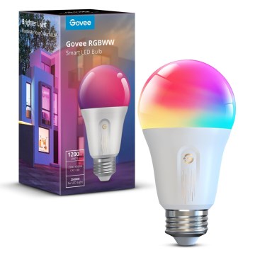 Govee - LED RGBWW Fényerőszabályozható izzó Smart MATTER E27/12W/230V 2700-6500K Wi-Fi