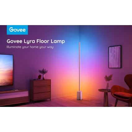 Govee - Állítható fényerejű állólámpa LYRA SMART RGBICWW 2200-6500K Wi-Fi + távirányító