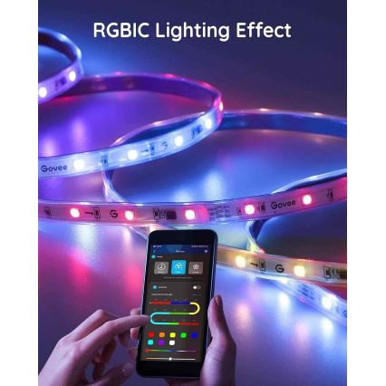 Govee - Phantasy kültéri Pro SMART LED csíkok 10m - kültér RGBIC Wi-Fi IP65