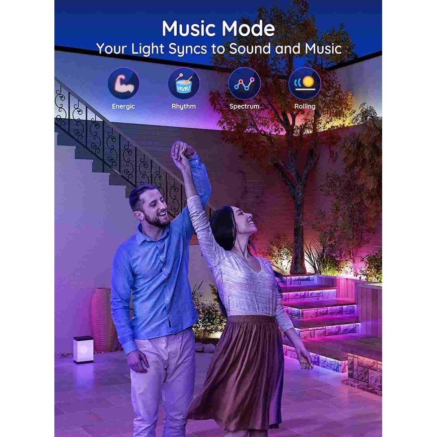 Govee - Phantasy kültéri Pro SMART LED csíkok 10m - kültér RGBIC Wi-Fi IP65