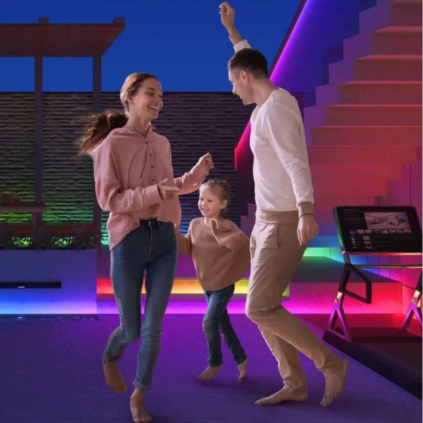 Govee - Phantasy kültéri Pro SMART LED csíkok 10m - kültér RGBIC Wi-Fi IP65