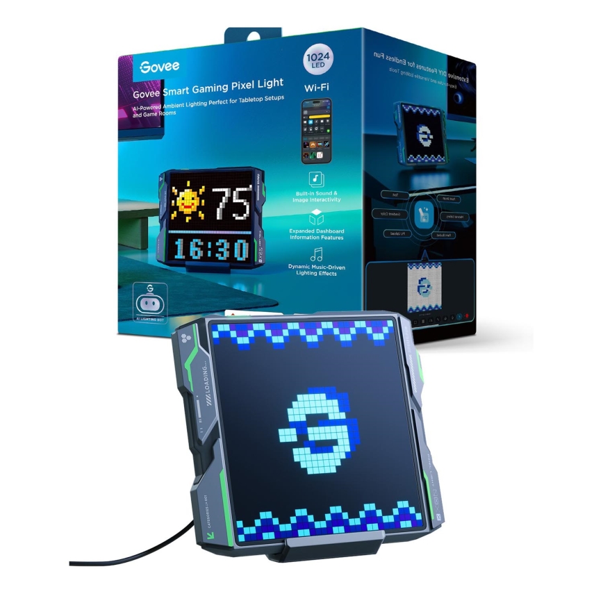 Govee - Pixel Világítás 1024 LED Panel Matter LED/12W/12V Wi-Fi