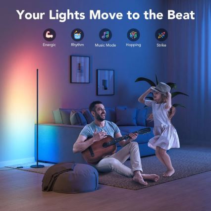 Govee - RGBICW Smart Sarki állólámpa Wi-Fi