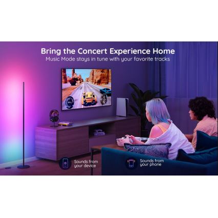 Govee - RGBICW Smart Sarki állólámpa Wi-Fi