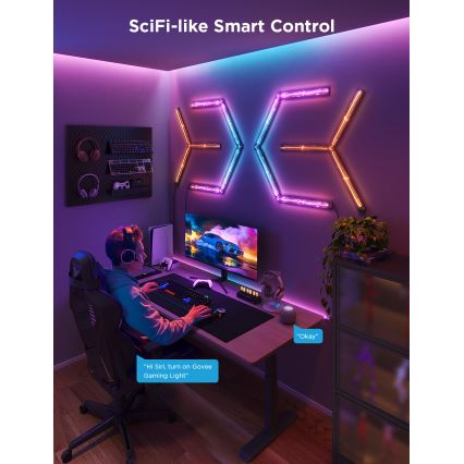 Govee - Smart Gaming (4+1) fali lámpa RGBIC Wi-Fi