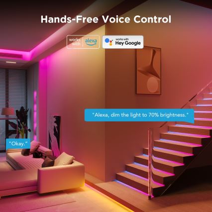 Govee - SMART PRO RGBICW fényerőszabályozható LED szalag/12W/24V 3m Wi-Fi