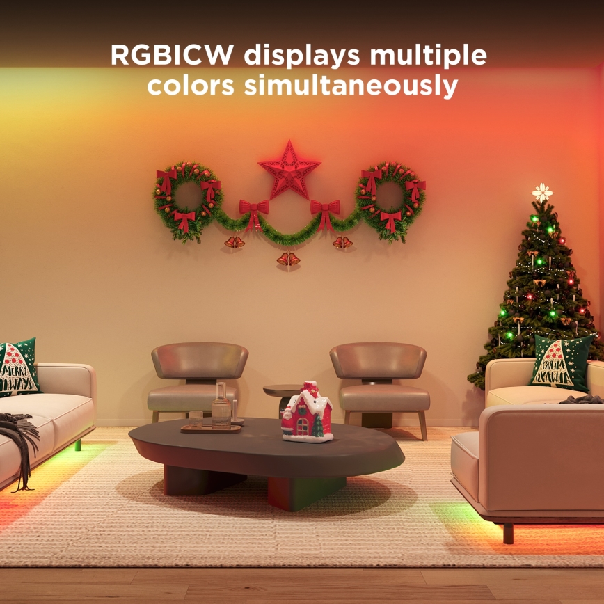 Govee - SMART PRO RGBICW fényerőszabályozható LED szalag/12W/24V 3m Wi-Fi