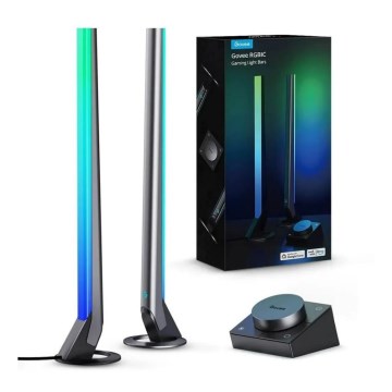Govee - SZETT 2x Smart Gaming Wi-Fi LED RGBIC Panely + Smart Dual fekete + távirányító