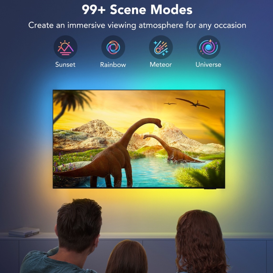 Govee - TV 40-50 okos LED háttérvilágítás RGBIC Wi-Fi