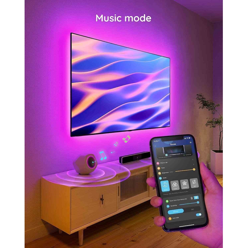 Govee - TV 46-60 Okos LED háttérvilágítás RGB