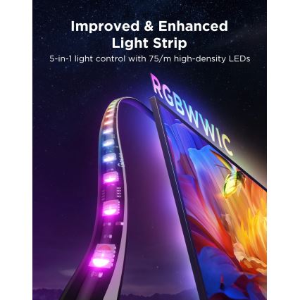 Govee - TV Backlight 3 Pro 55-65 Okos RGBIC LED TV háttérvilágítás Wi-Fi