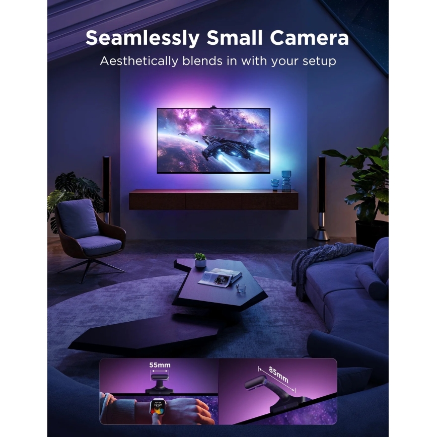 Govee - TV Backlight 3 Pro 75-85 okos RGBIC LED háttérvilágítás Wi-Fi