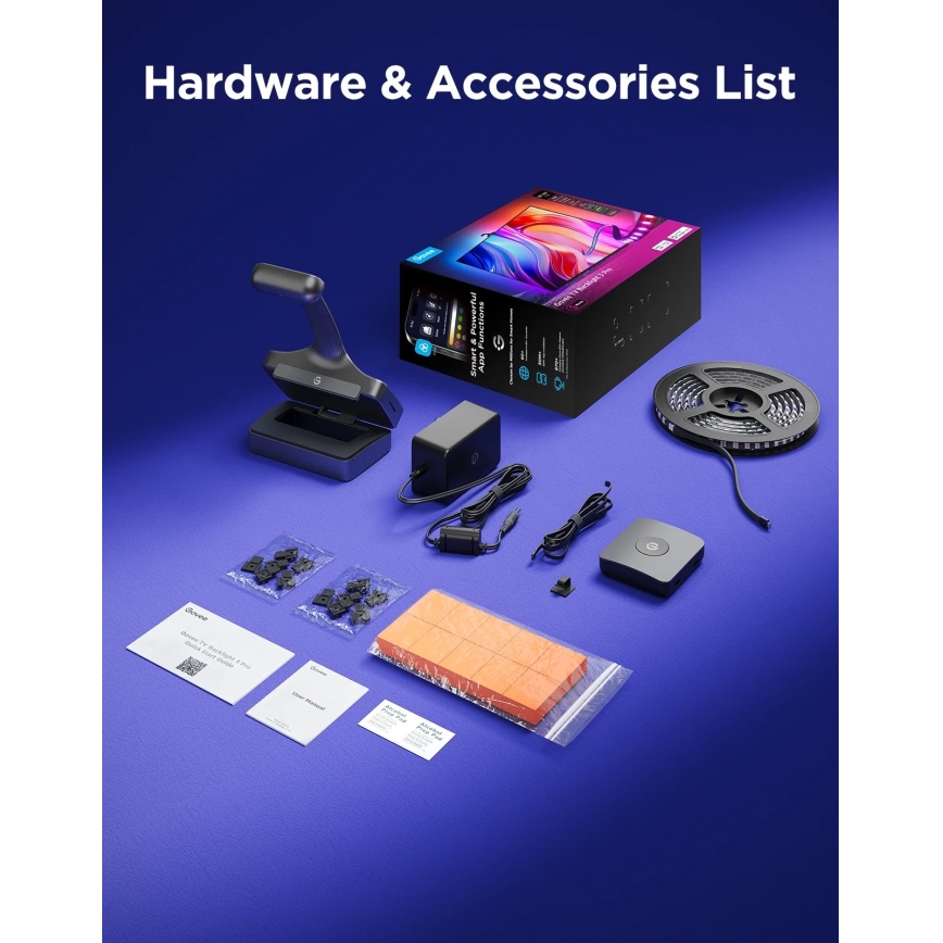 Govee - TV Backlight 3 Pro 75-85 okos RGBIC LED háttérvilágítás Wi-Fi