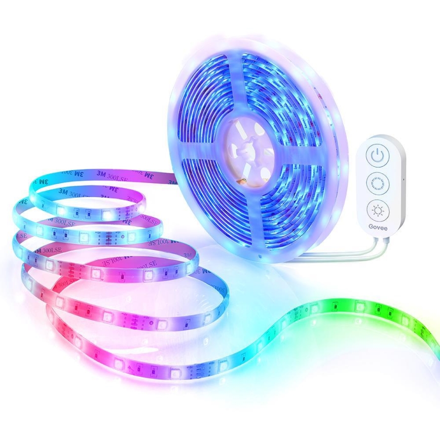 Govee - Wi-Fi RGB okos LED szalag 15 m + távirányító