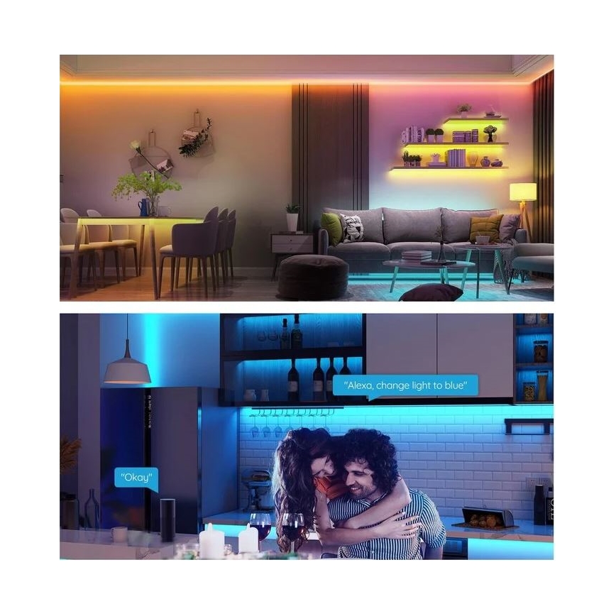 Govee - Wi-Fi RGB Smart LED szalag 10m