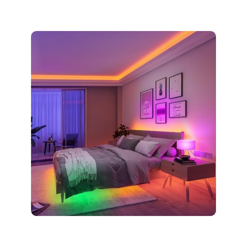 Govee - Wi-Fi RGBIC Smart PRO LED szalag 10m - extra tartós