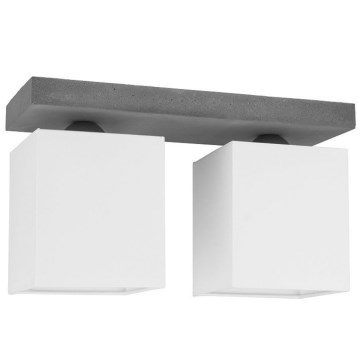 GREAT mennyezeti lámpa 2xE27/25W/230V betonból