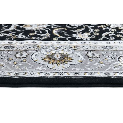 GRECE orientális szőnyeg 120x170 cm 2150 g/m2 fekete/szürke/fehér