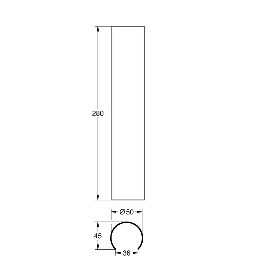 GROHE 101008DL00 - Kerek szifonfedél 340 mm bronz