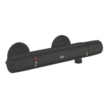 GROHE 1022172432 - PRECISION TREND termosztátos zuhanycsaptelep fekete