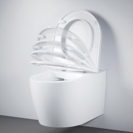 GROHE 103848SH00 - Felfüggesztett WC START ROUND CERAMIC 368 × 543 mm tartós fehér