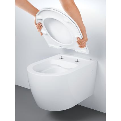 GROHE 103848SH00 - Felfüggesztett WC START ROUND CERAMIC 368 × 543 mm tartós fehér