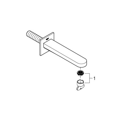 GROHE 13404003 - Kádleeresztő PLUS 168 mm fényes króm