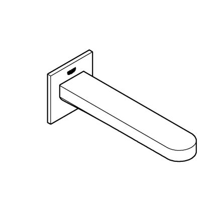 GROHE 13404003 - Kádleeresztő PLUS 168 mm fényes króm