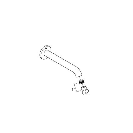GROHE 13449001 - ESSENCE 221 mm kád lefolyó, fényes króm