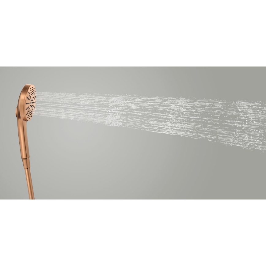 GROHE 134863DL00 - VITALIO JOY+ kézi zuhany, 120 mm, szálcsiszolt réz